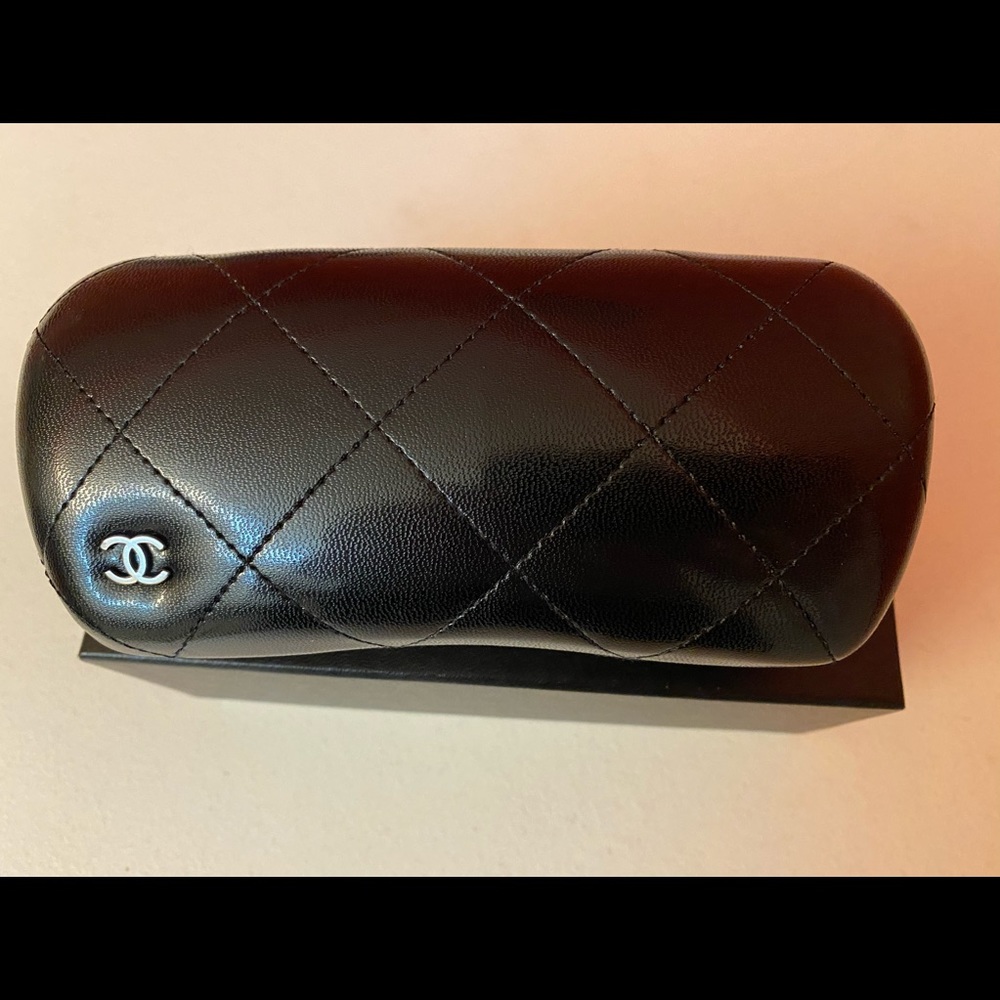 New Chanel sunglasses case, black